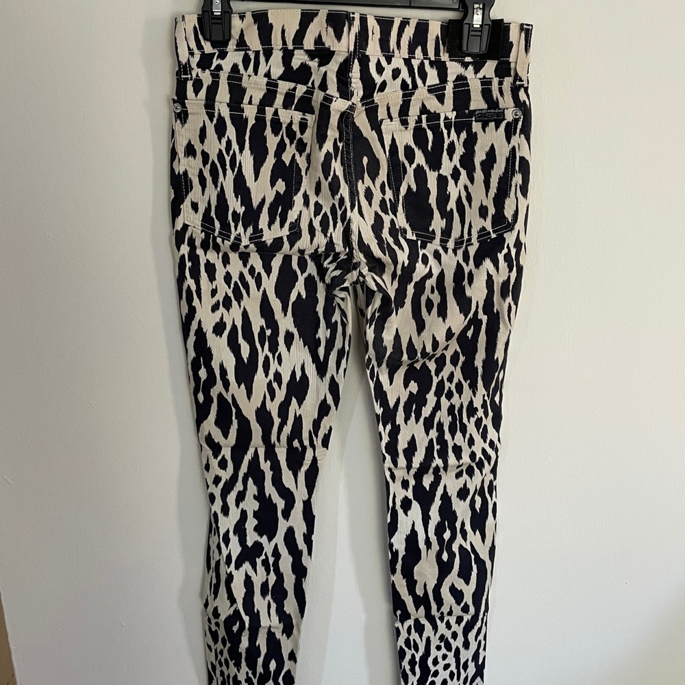 7 for All Mankind The Skinny printed jeans Sz 27